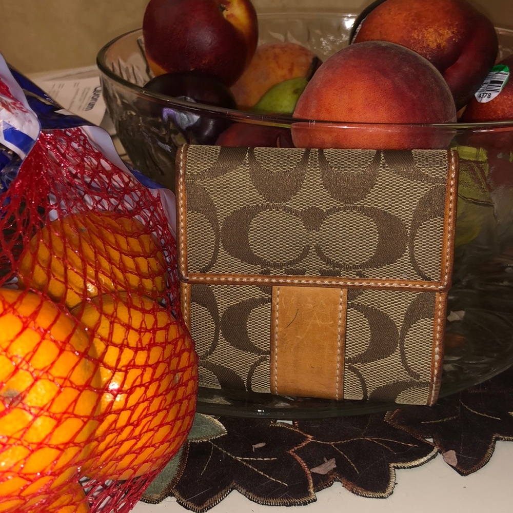 Classic coach wallet